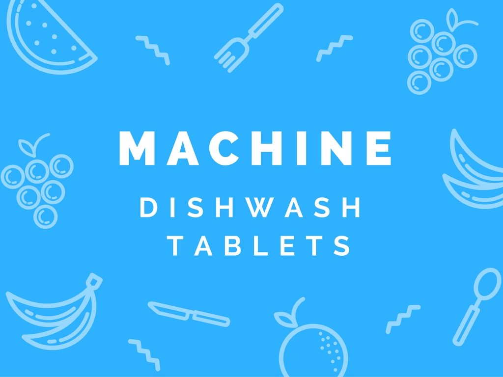 machine dishwash tablets