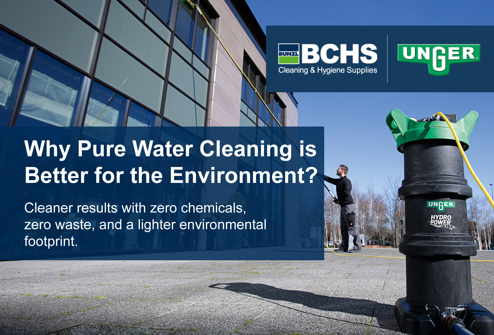 Pure Water Cleaning is better for the Environment